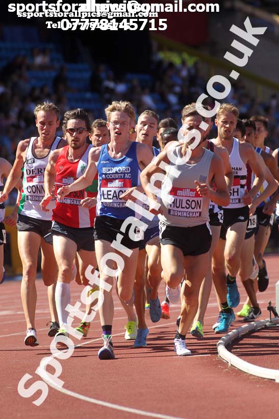 Mens 5000 metres, Muller British Championships, Alexander Stadium, Birmingham. Photo: David T. Hewitson/Sports for All Pics